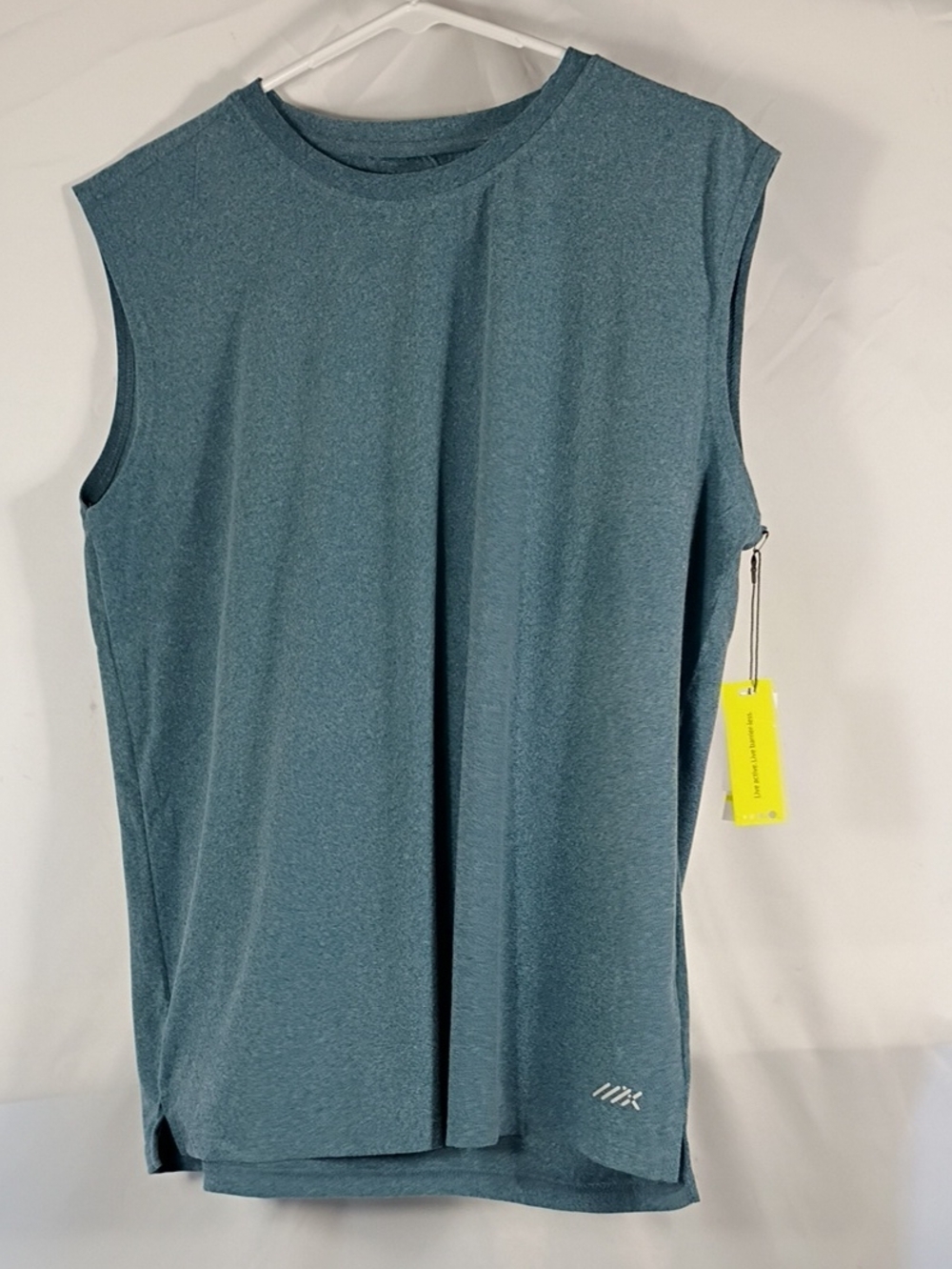NWT Xcelius Active Sailor Blue Super Soft Muscle Tee Mens Size Medium Summer